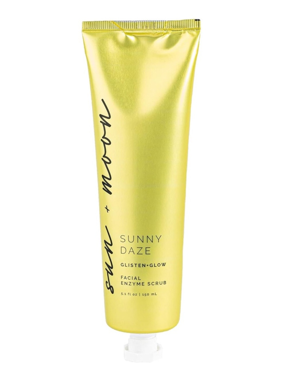 Sun + Moon Sunny Daze Glisten + Glow Facial Gel Enzyme Scrub- pineapple, mango